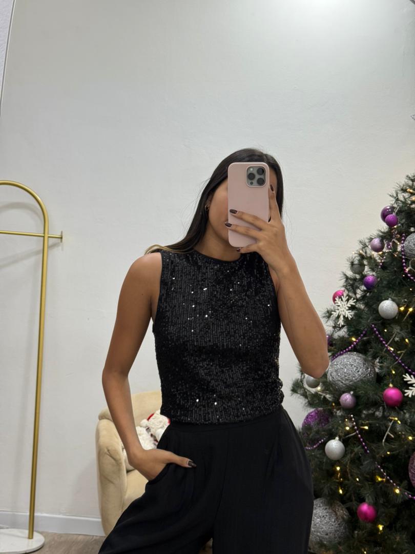 Top de lentejuelas IT92695