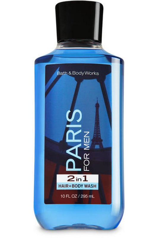 2 en 1 Loción Corporal y Shampoo Para Hombre Paris BBW
