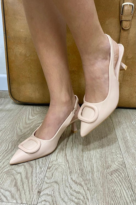 Stiletto Tacón Bajo Descalzado PROMISE