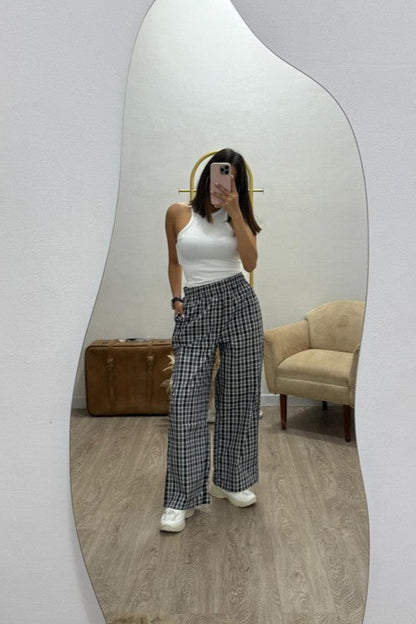 Pantalón de Cuadros 76408