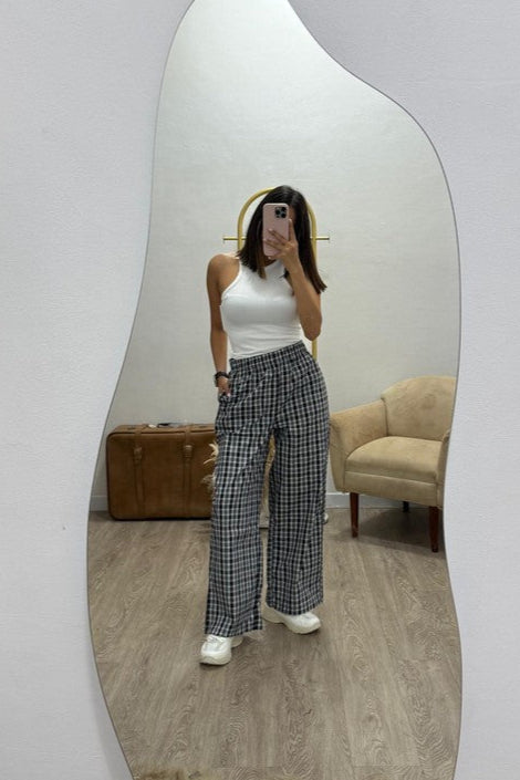 Pantalón de Cuadros 76408