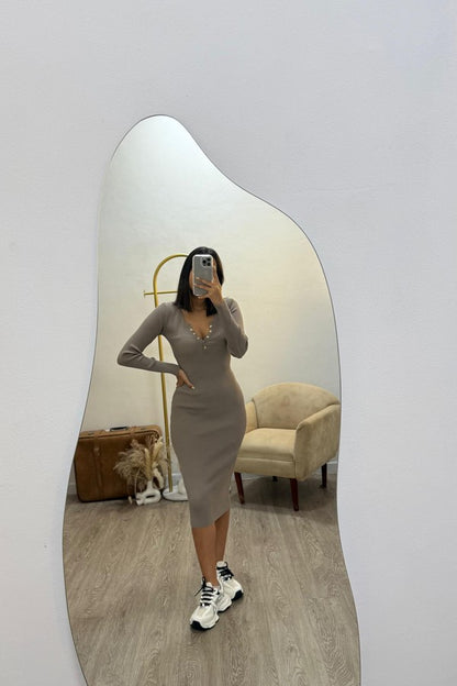 Vestido Manga Larga TW1202