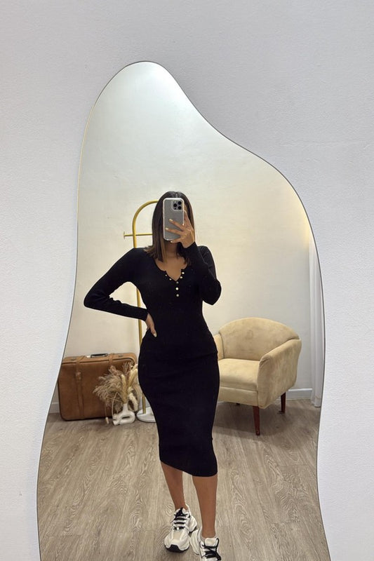 Vestido Manga Larga TW1202