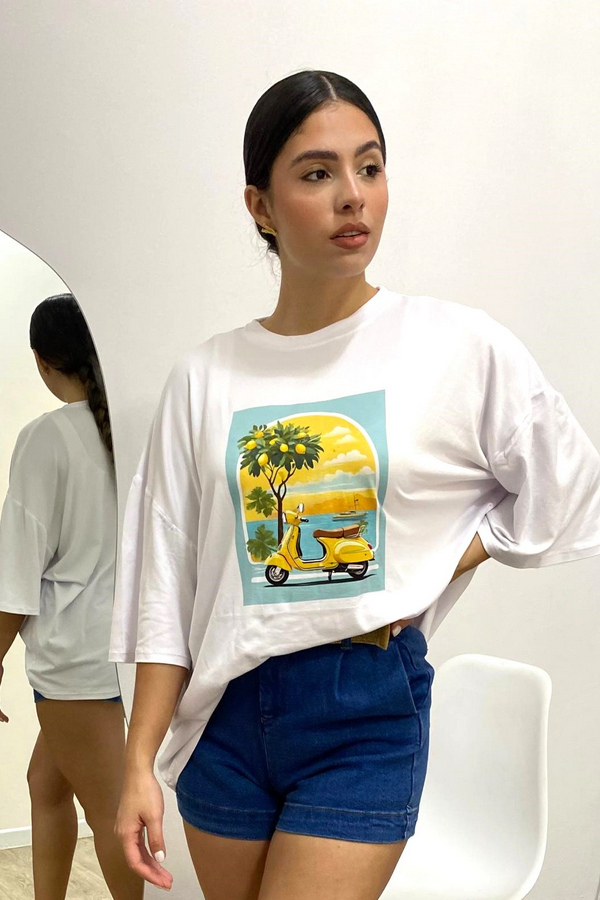 Franela Oversize Vespa