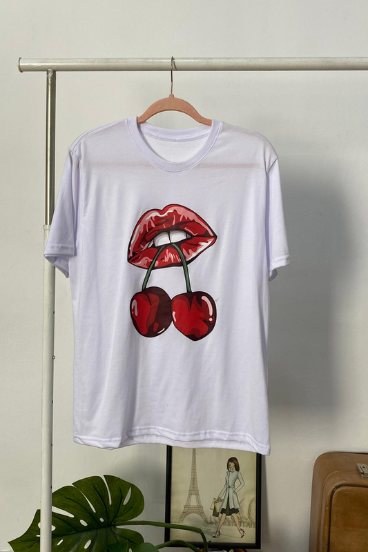 Franela Oversize Cerezas